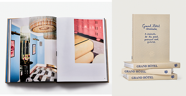 Grand Hôtels coffee table-bok A tribute to the past, the present and future kommer att säljas i hotellets butik och finnas i samtliga rum.